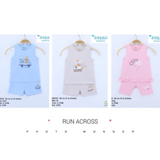 Bộ ba lỗ Dokma bé trai bé gái 6-24M