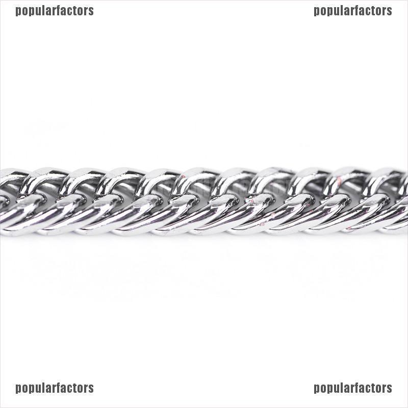 Vòng Đeo Tay Dạng Xích Bằng Thép Không Gỉ