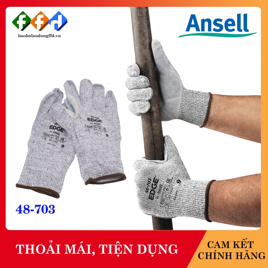 Găng tay chống cắt cấp độ 5 ANSELL EDGE 48-703