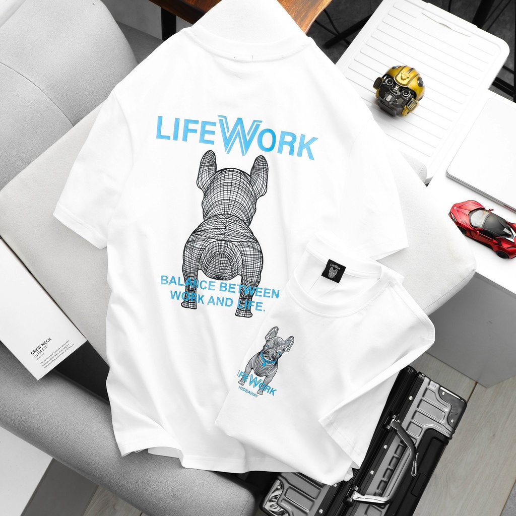 Áo thun thời trang tay lỡ unisex phong cách street style, chất cotton 4 chiều mềm mịn, thấm hút tốt LW1