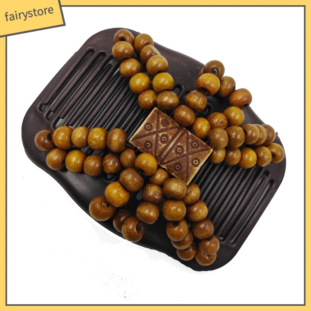 Lược Cài Tóc Bằng Gỗ Đính Hạt Thời Trang Cho Nữ