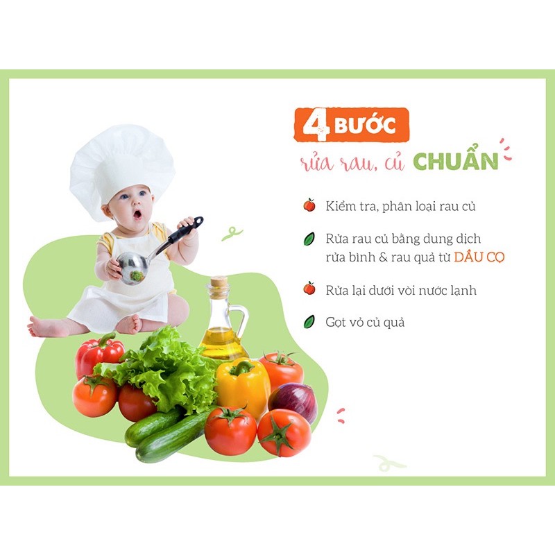 [Mã 267FMCGSALE giảm 8% đơn 500K] Nước Rửa Súc Bình Sữa, Núm Vú, Trái Cây, D-NEE ORGANIC, Bịch Dung Tích 600ML