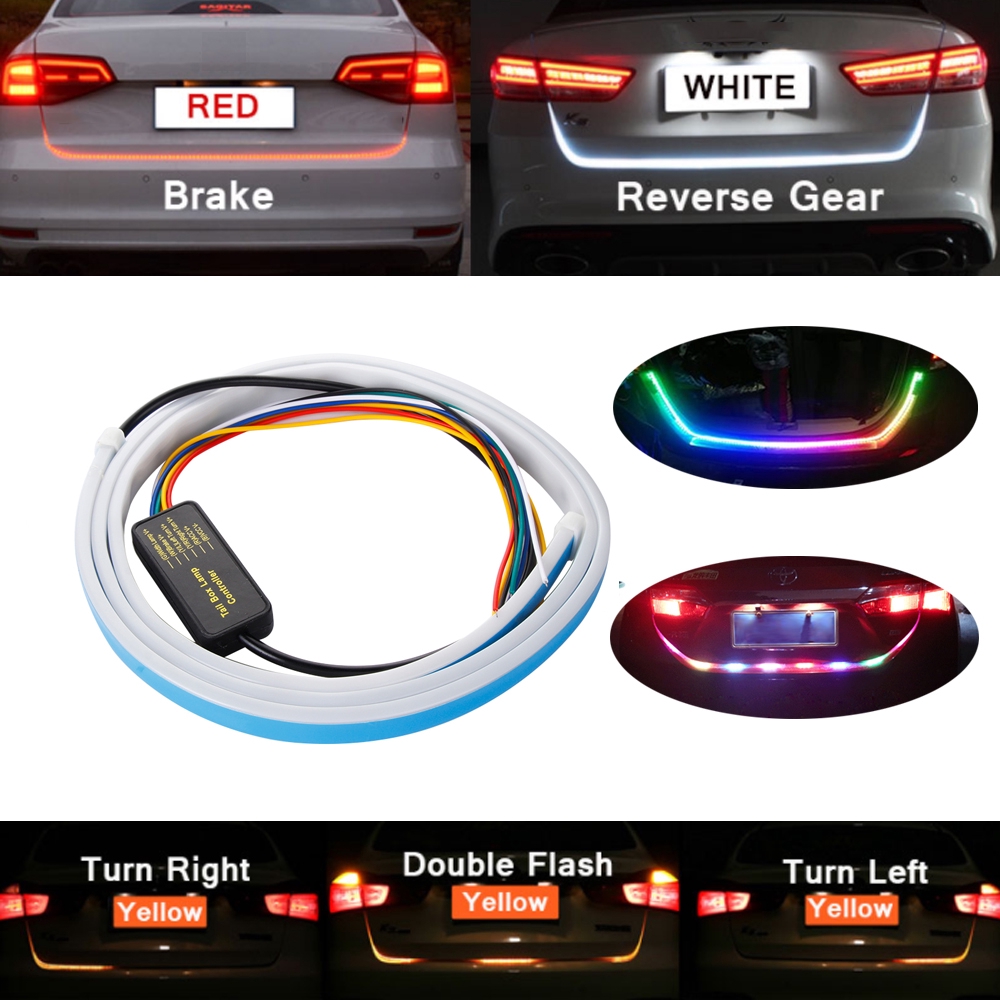 Dải Đèn Led Nhiều Màu Chống Thấm Nước Cho Đuôi Xe Hơi