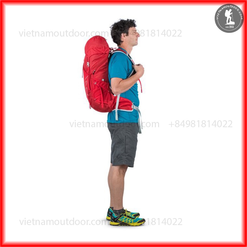 Balo Nam Phượt Leo Núi Cấm Trại Trekking Osprey Talon 33 Ngăn Chứa Lớn Đựng Đồ Dài Ngày Có Trợ Lực