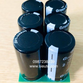 Siêu tụ điện 16V 16F (6S) khởi động xe máy và hỗ trợ đèn siêu sáng