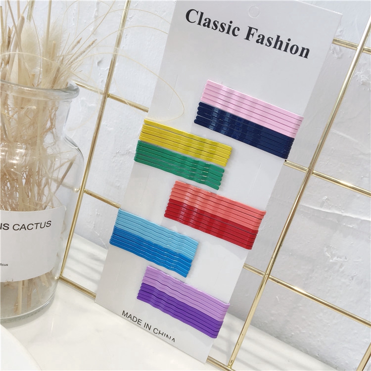 Set 50 kẹp tóc SUXI đơn giản phong cách Hàn Quốc