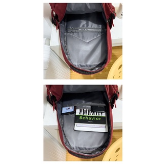 【FANTO】Middle school student schoolbag girl simple and versatile high school student computer backpack large capacity travel leisure backpack