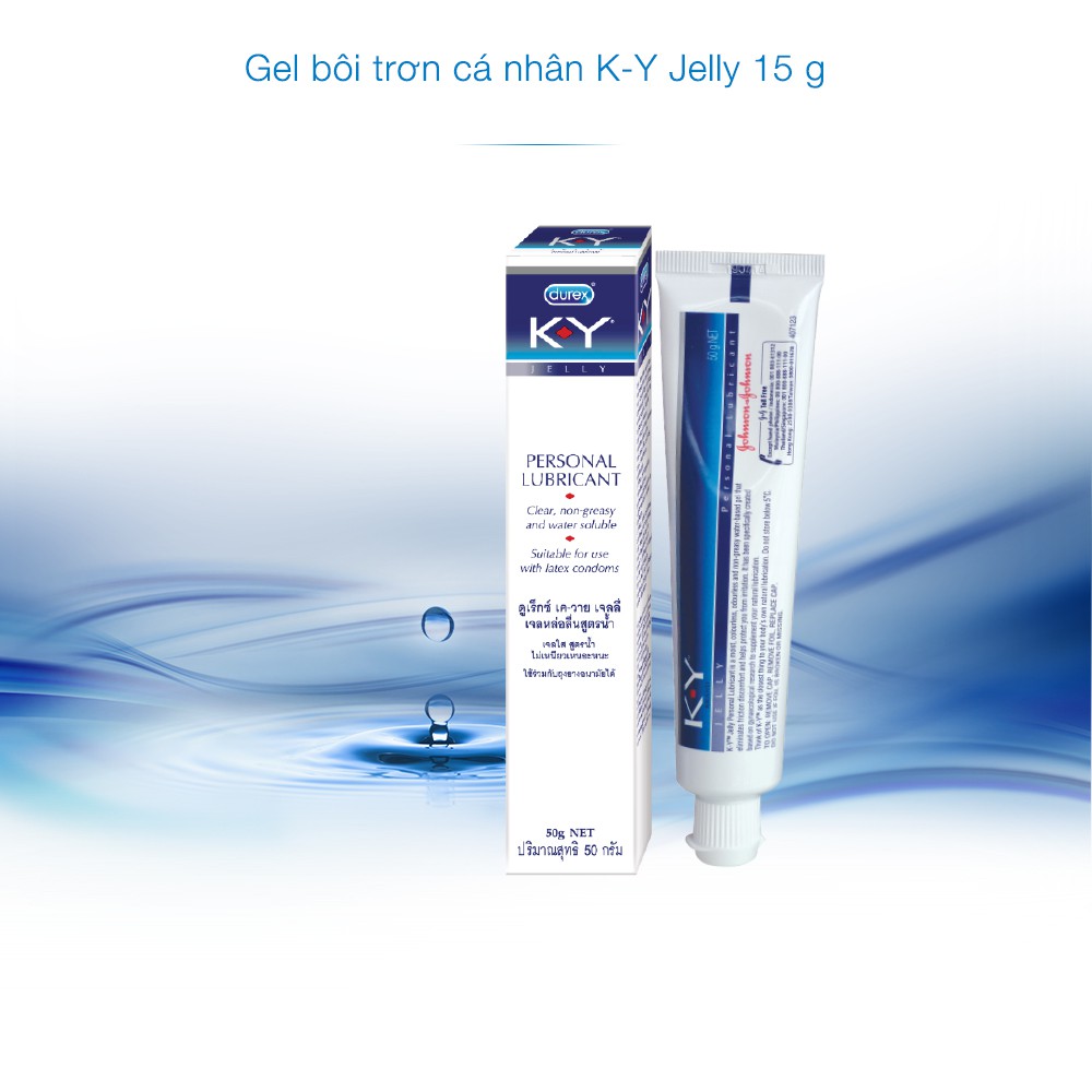 Bộ 2 gel bôi trơn Durex K-Y Jelly 50g/hộp