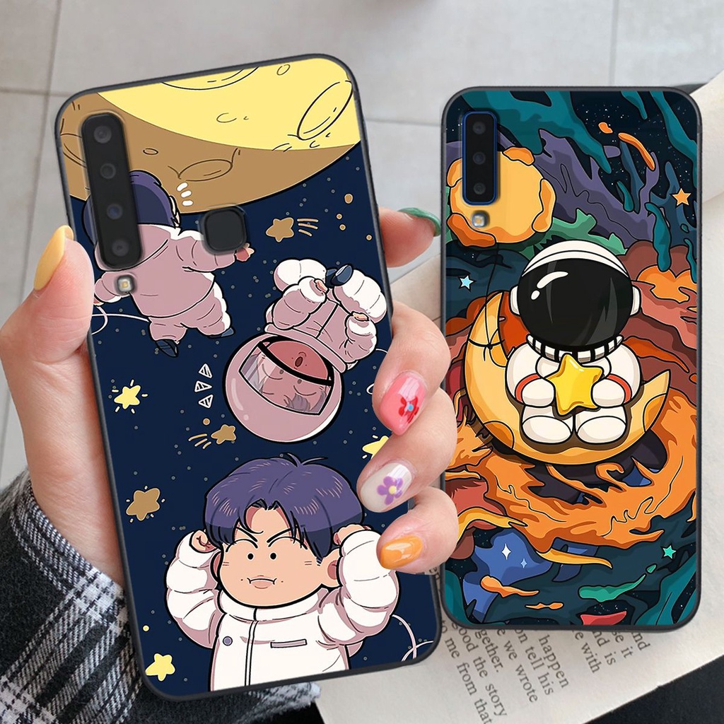 🔥HOT🔥Ốp lưng Samsung Galaxy A7 2018 - A9 2018 in hình phi hành gia vũ trụ cute