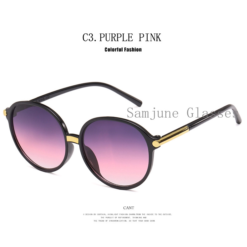 Kính mát Samjune gọng oval phong cách retro trẻ trung