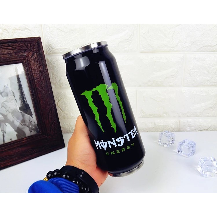 [ RẺ VÔ ĐỊCH ] [Giá Hủy Diệt] Lon giữ nhiệt Monster 500ml (tặng kèm ống hút)