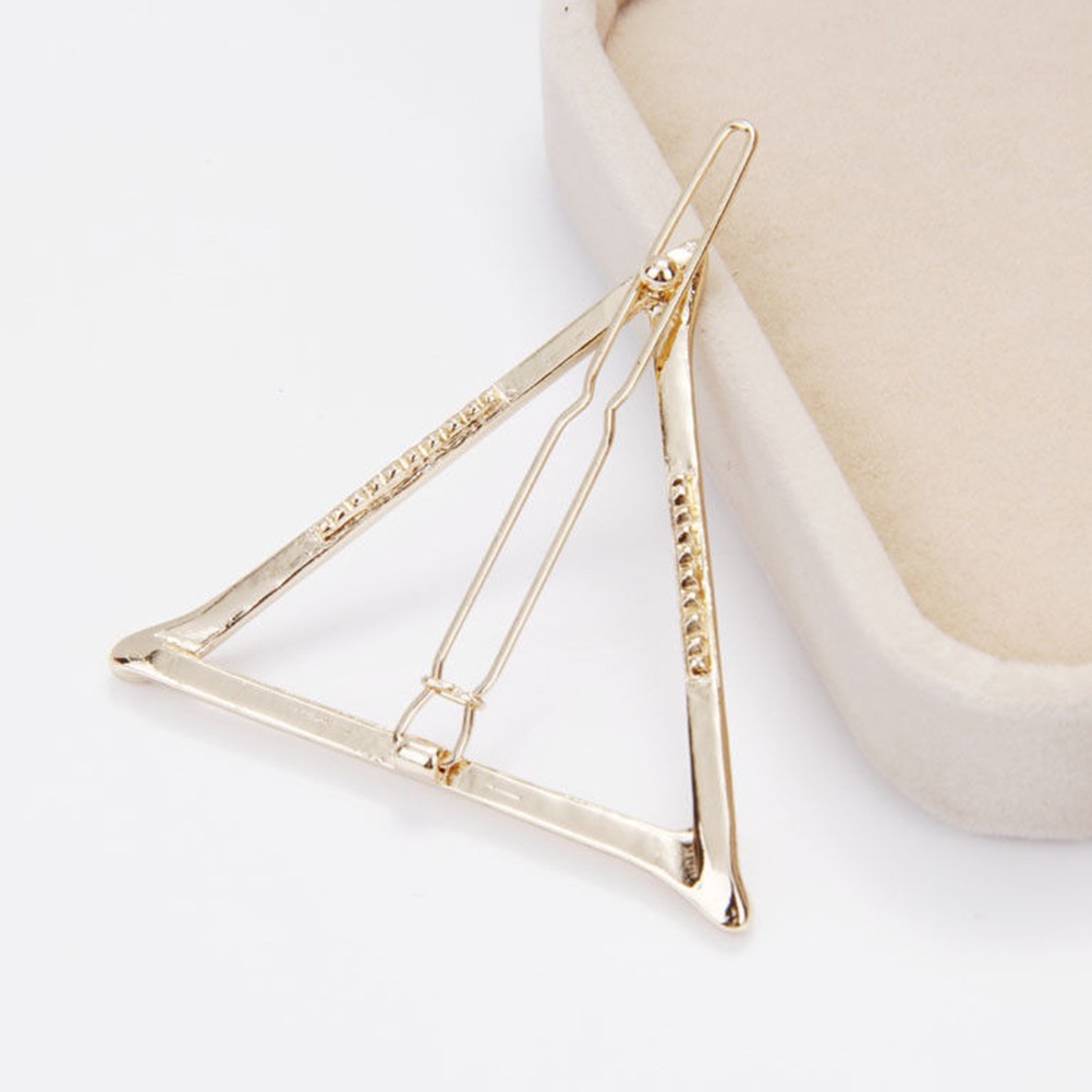 Kẹp Tóc Hình Tam Giác Phong Cách Hàn Quốc Mới Cho Nữ