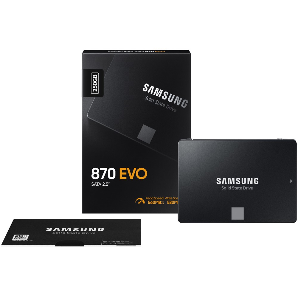 Ổ cứng SSD 250GB - 500GB - 1TB Samsung 870 Sata 3 EVO/QVO Hàng Chính Hãng