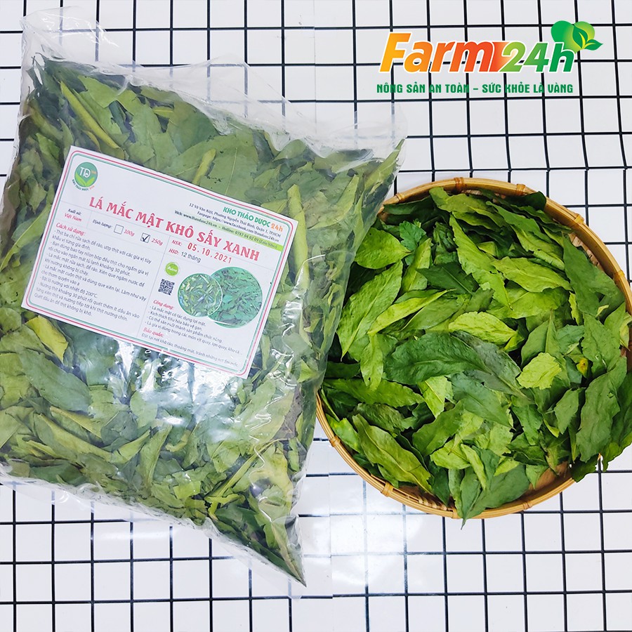 Lá mắc mật  sấy xanh chính hiệu Lạng Sơn, bao xanh, bao thơm  I Farm24h