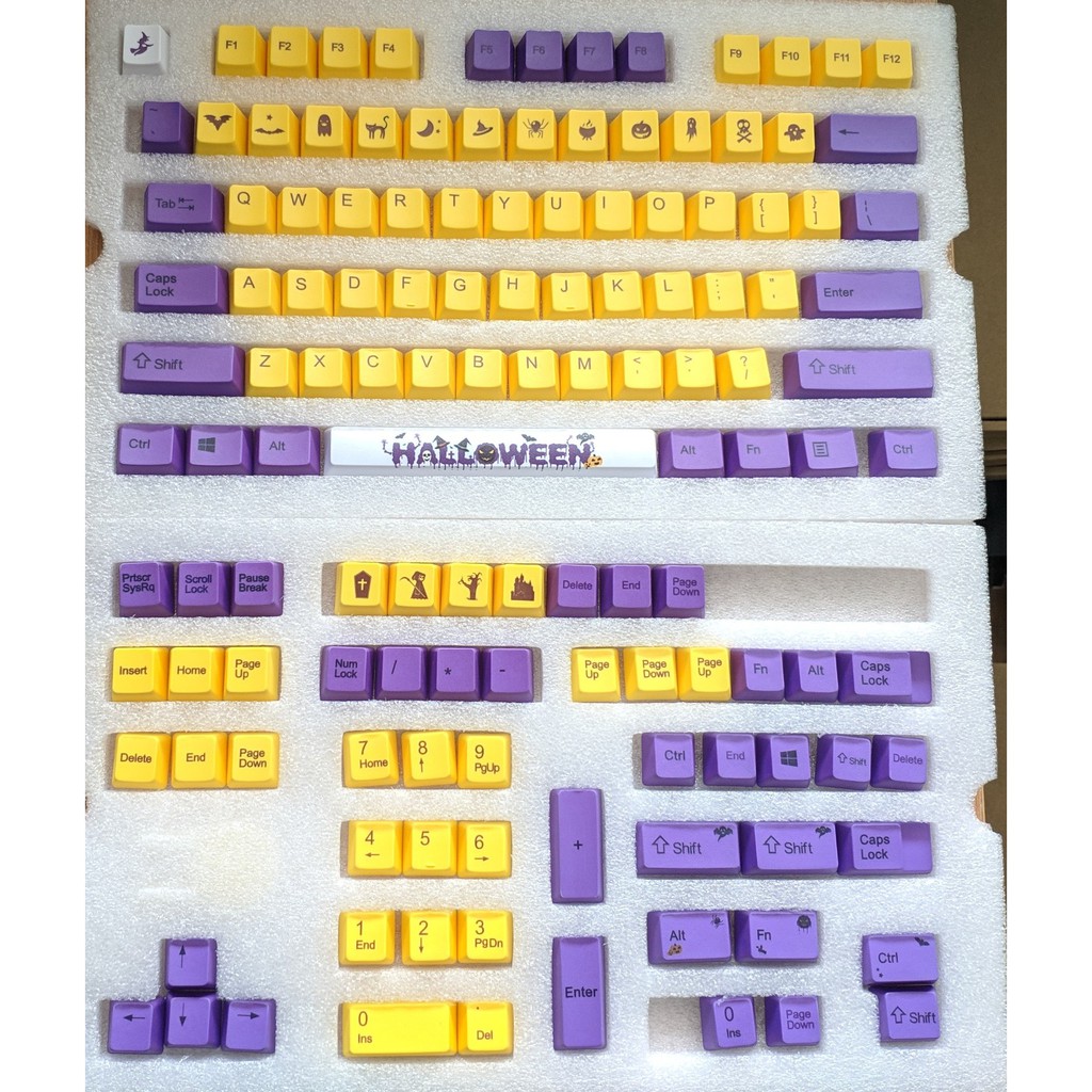 Keycap set PBT Dye-sub, Doubleshot nhiều phối màu nút bàn phím cơ | BigBuy360 - bigbuy360.vn