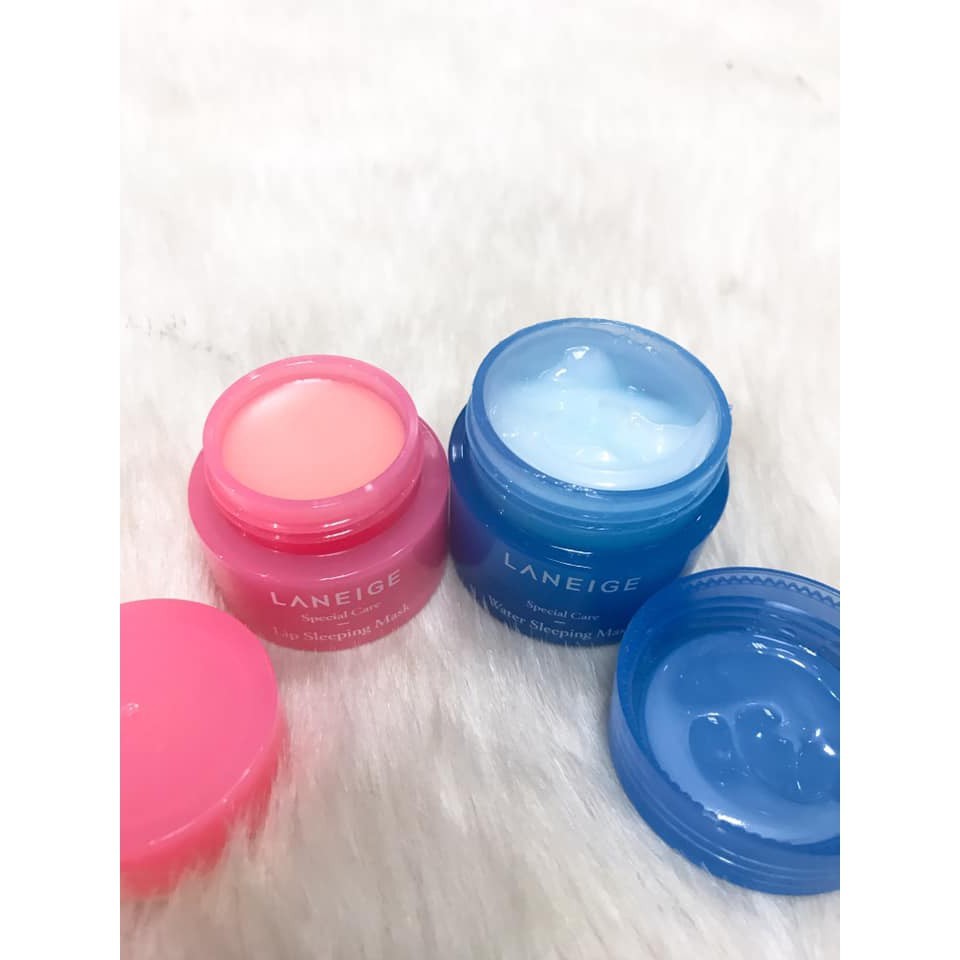 [Set Mini] Mặt nạ ngủ 3g + mặt nạ môi 15ml Laneige Korea