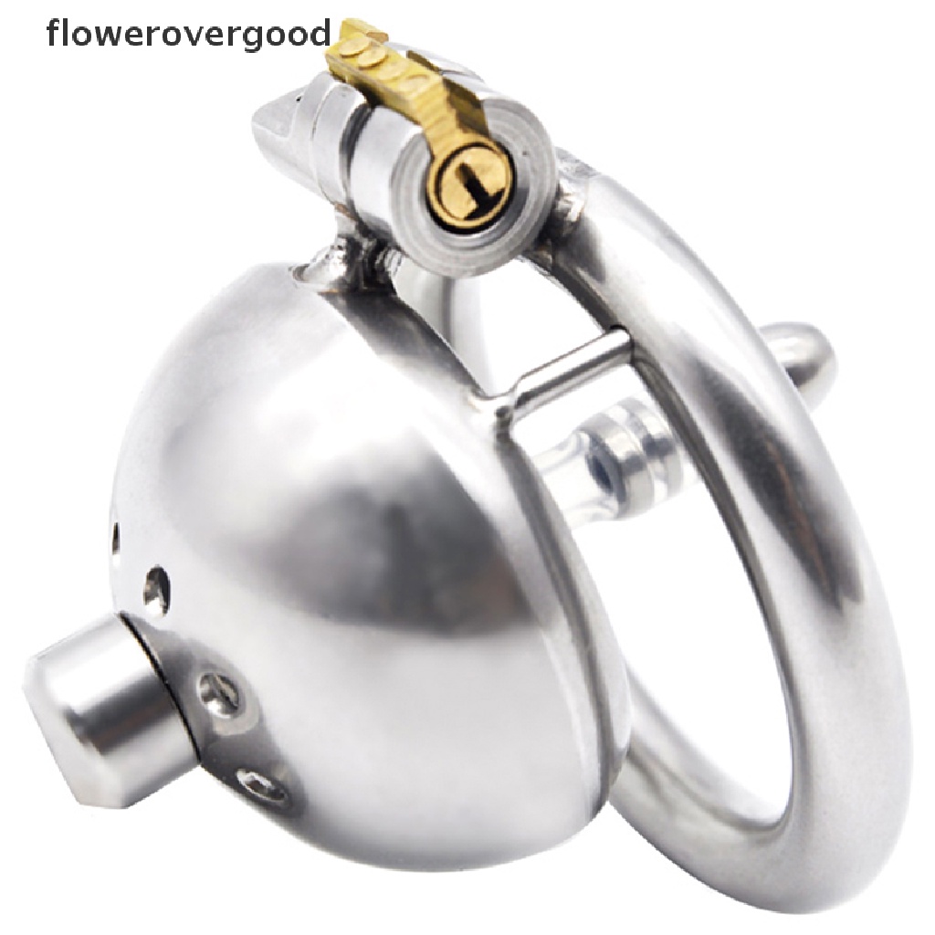 FGVN Stainless Steel Male Chastity Device Belt Super Small Short Cage Ring Lock Metal .