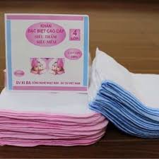 Gói 10 chiếc khăn sữa kiba 4 lớp