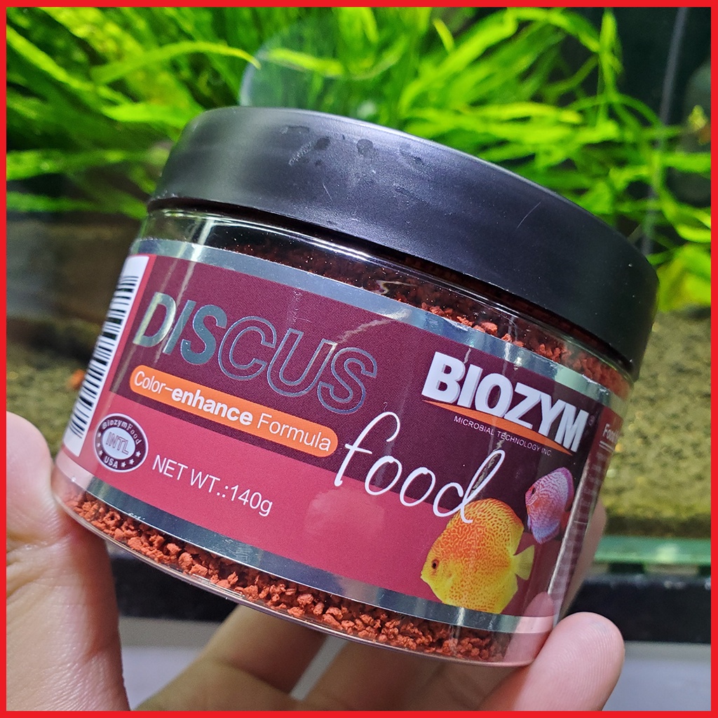 Thức ăn kích màu cho tép - cá cảnh Biozym Discus food - BD1001 (Hộp Full 140G) [Tép Xinh Aqua]