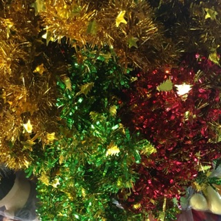 Dây kim tuyến trang trí 2m hình cây Thông Noel