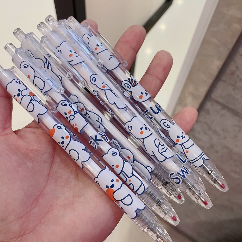 Bút gel ngòi 0.5mm họa tiết hoạt hình dễ thương