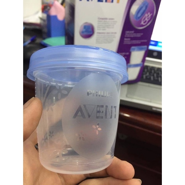 Cốc trữ đông Avent 180ml set 5 cốc, 10 cốc