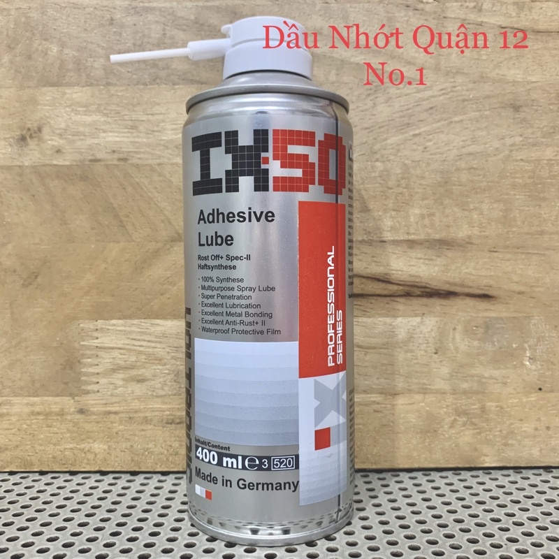 Dưỡng Sên - Bôi Trơn Xích Voltronic IX50 Adhesive Lube -  Chain Lube Spray O X Z Ring 400ML - Made in Germany