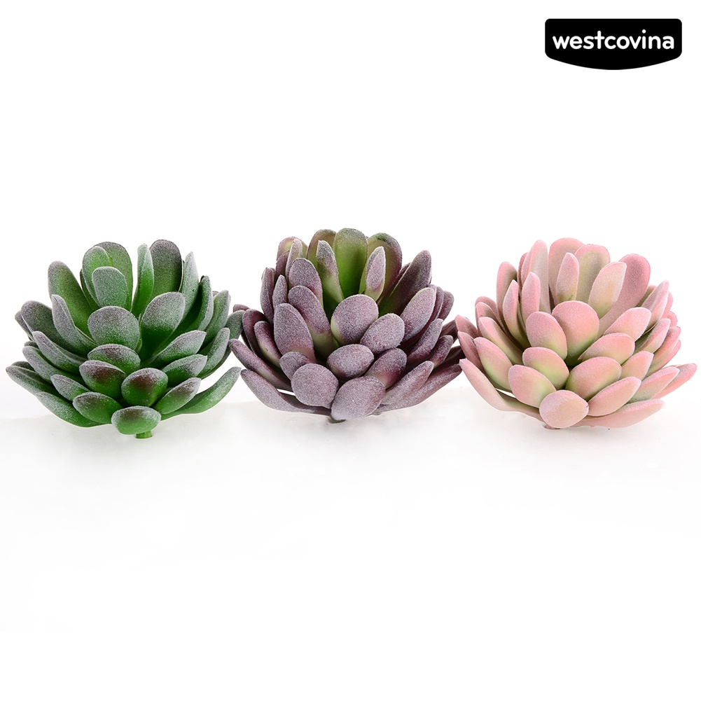 Cây sen đá giả trang trí nhà ở quán cà phê