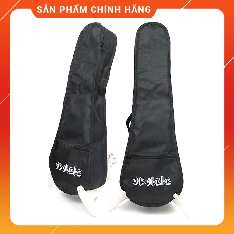 Bao Vải Đàn Ukulele Soprano Cao Cấp 2 Ngăn Đựng - Hàng Có Sẵn