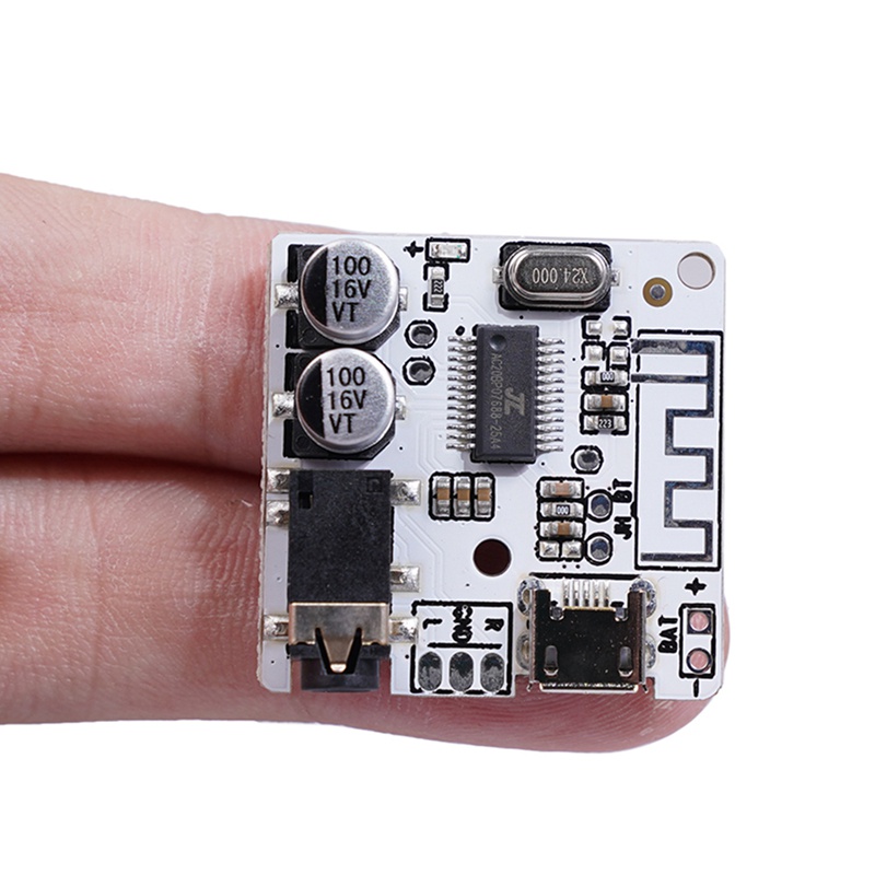 DIY Bluetooth Audio Connector Bluetooth 5.0 MP3 Lossless Decoder Board Wireless Stereo Music ule 3.7-5V White