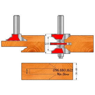 BỘ MŨI PHAY ĐÁNH ĐỐ CỬA CHO MÁY ROUTER