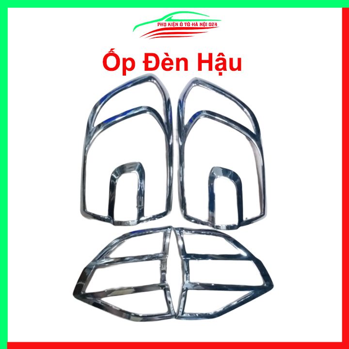 Ốp viền đèn pha hậu mạ crom Everest 2016-2022 chống trầy trang trí bảo vệ xe