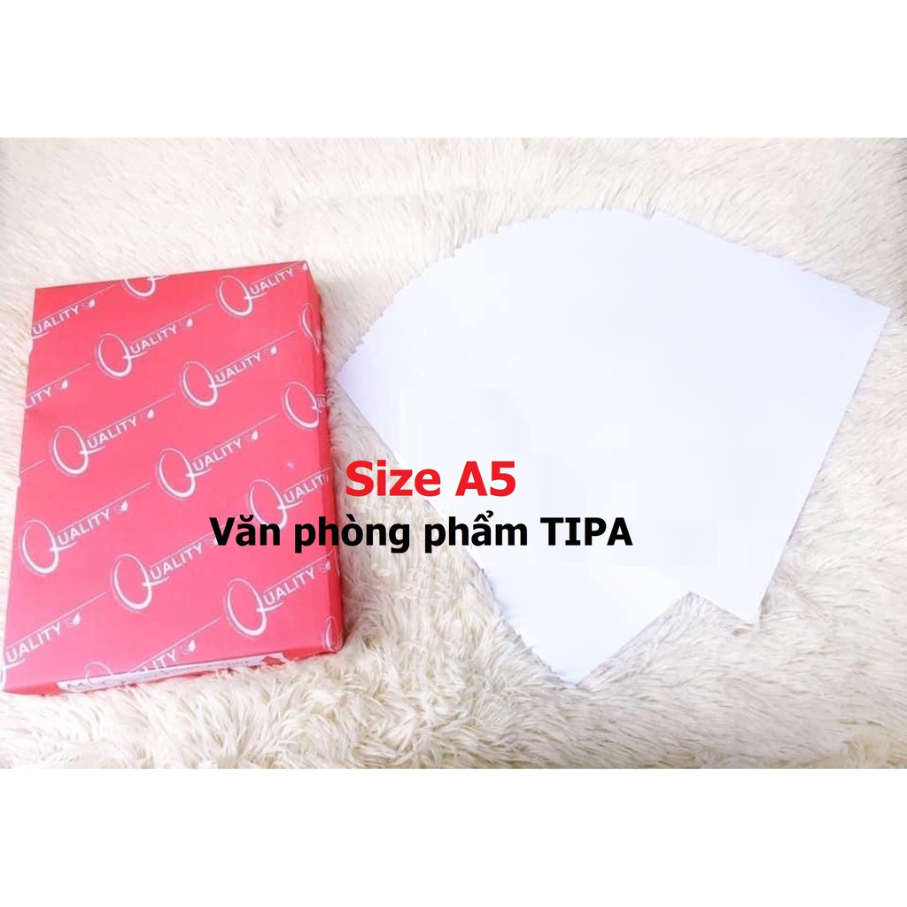 Giấy A5 Quality 80gsm - 500 tờ/reams