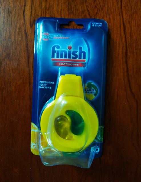 Tinh dầu Finish khử mùi cho máy rửa chén bát hương cam chanh và hương tươi mát