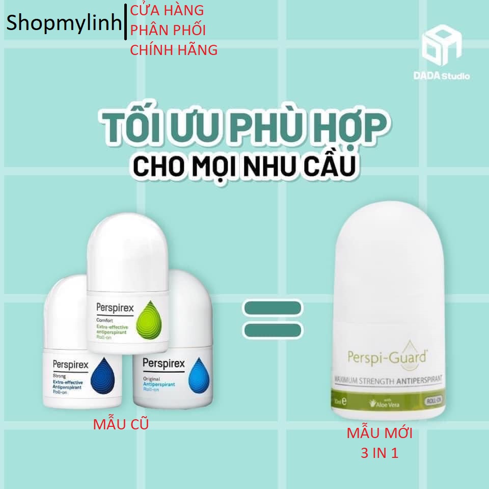 Lăn khử mùi Perspirex hỗ trợ Giảm  hôi nách hiệu quả 30ml Anh Quốc có in NXS