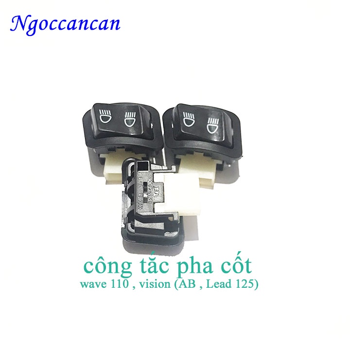 Công Tắc pha cốt xe máy wave 110 , vision , AB Lead 125