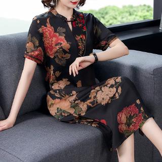 Đầm Lụa Dáng Rộng Thời Trang 2020 Thanh Lịch Cho Nữ