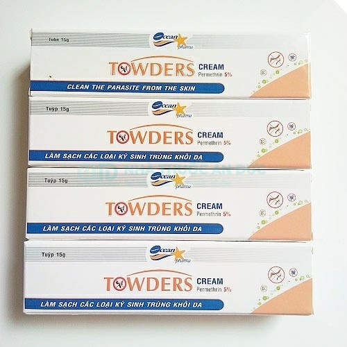 Kem Bôi Ghẻ Ngứa, Kem Bôi Chấy Rận Towders Cream – Nhà thuốc An Đức