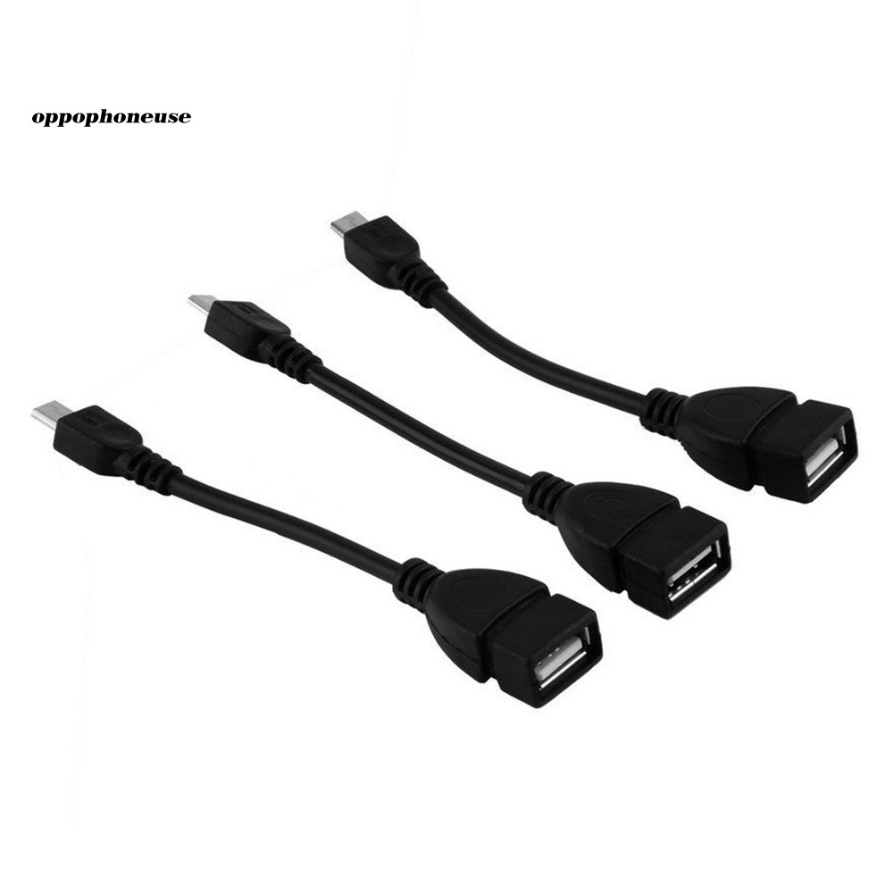 Cáp Chuyển Đổi Otg Usb 2.0 A Đầu Cái Sang Micro B Đực Cho Điện Thoại