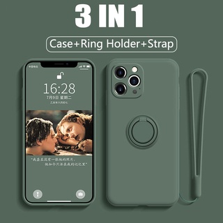 Ốp điện thoại silicon dẻo mềm bảo vệ máy ảnh có dây đeo thích hợp cho iPhone 13 Pro Max 13 Mini