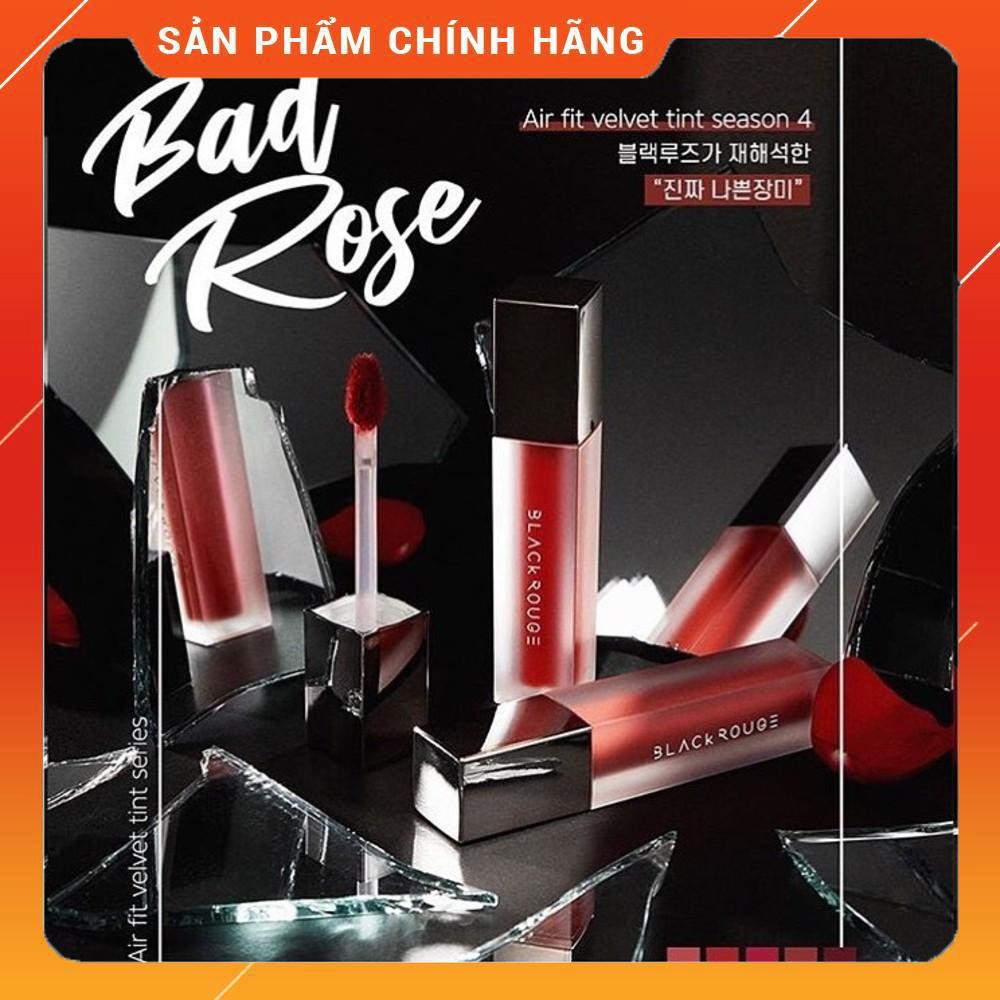 Son kem Black rouge Air Fit Velvet BAD ROSE ver 4 [Mĩ Phẩm Gía Sỉ 89]