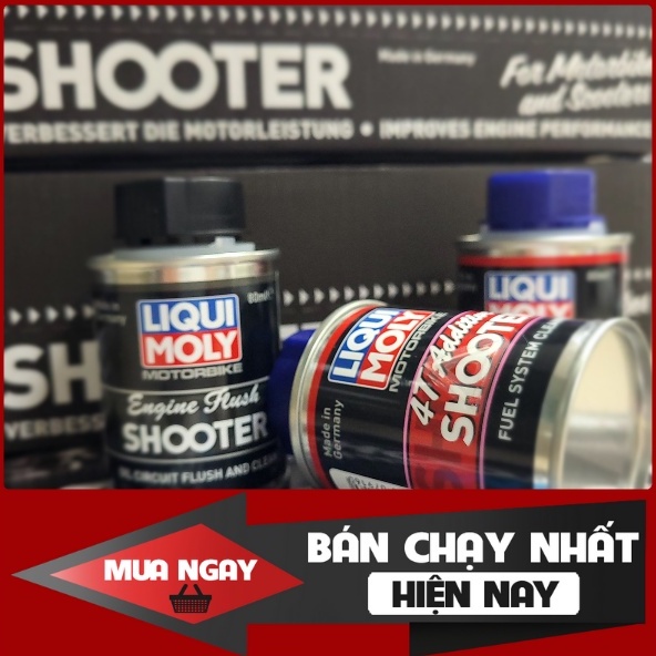 Phụ gia Carbon Cleaner làm sạch buồng đốt -  dung dịch vê sinh kim phụn Liqui Moly CLEANER  - 80ML cho xe máy.