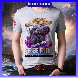 [Xả Kho] Áo Free Fire Lãng Khách Tím - Nữ Hiệp Tím Màu Ghi Xám