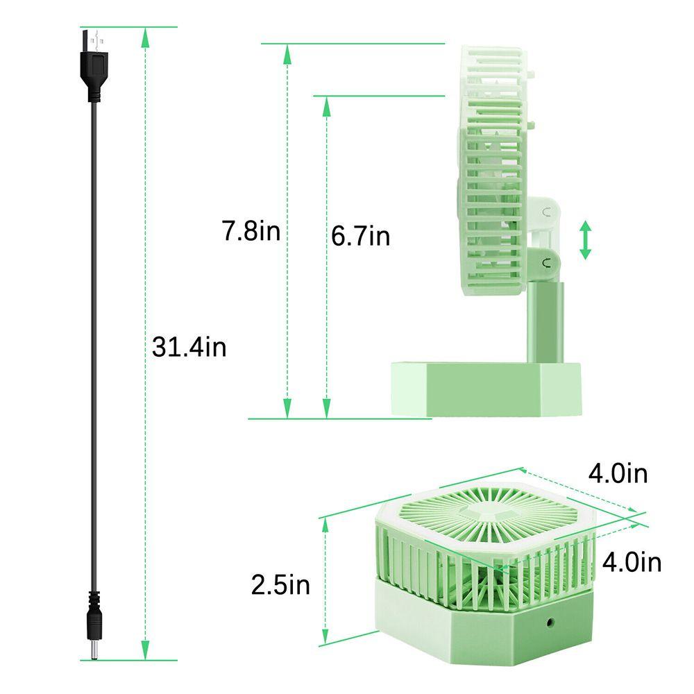 Quạt Để Bàn Có Thể Sạc Lại Thiết Kế Mới Tiện Lợi Dễ Sử Dụng