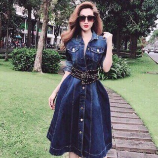 đai váy,thắc lưng phối đầm bản lớn