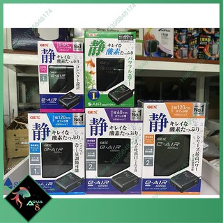 Máy sủi oxy gex e-air 1000 | 2000 | 4000 | 6000 - máy sủi nhật bản siêu êm cho bể thuỷ sinh, cá cảnh