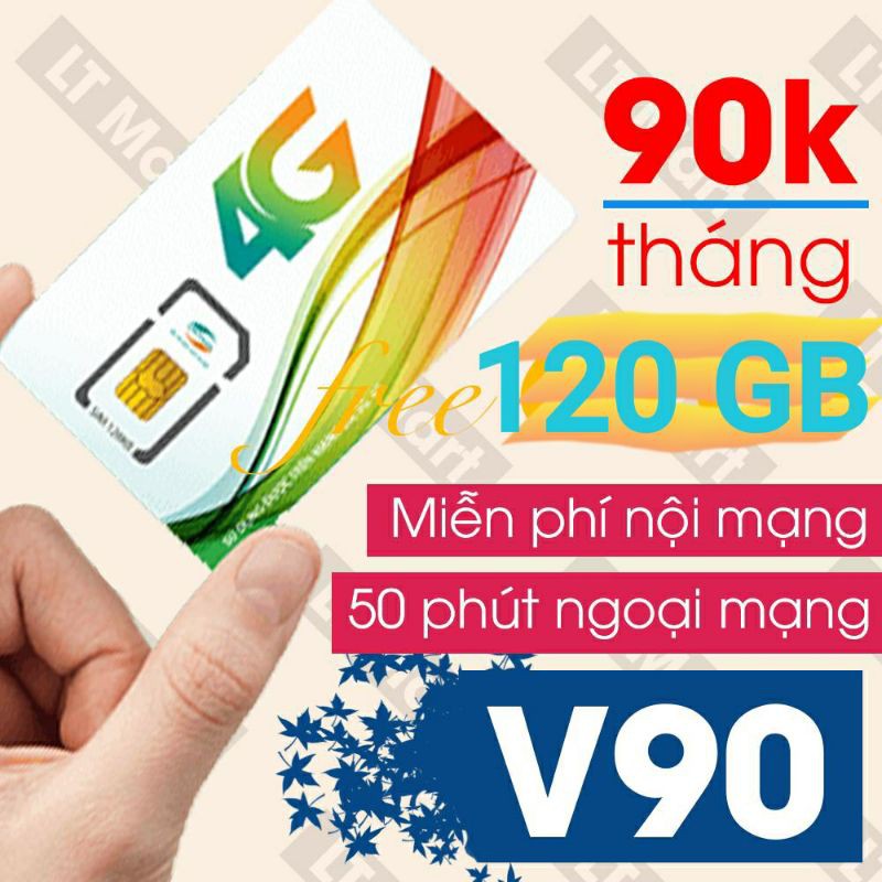 GÓI V90 CỦA VIETTEL ĐÃ TRỞ LẠI CÒN LỢI HẠI HƠN XƯA, NGÀY TẶNG 4GB, GỌI VIETTEL MIỄN PHÍ , GỌI MẠNG KHÁC 50 PHÚT , MUA LÀ