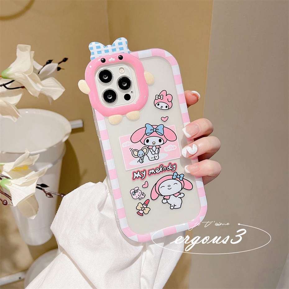 Ốp Điện Thoại Mềm In Hoạt Hình Kuromi Cho iPhone 14 13 12 11 Pro Max SE2020 X XR Xs Max 7 8 6 6s Plus