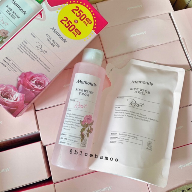 Nước hoa hồng Mamonde Rose water toner 250ml | BigBuy360 - bigbuy360.vn