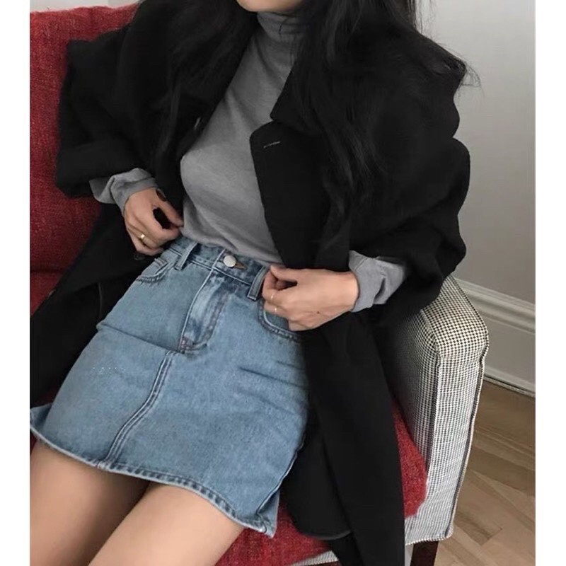 Áo Nữ Kiểu Đẹp 💕 Áo Khoác Dạ 4 Cúc Nâu Tây Đen Be Xám Hot - Áo Dạ Nữ Cổ Bẻ Hàn Nữ Ulazzang
